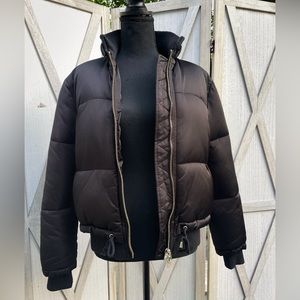 Black bomber jacket from Topshop